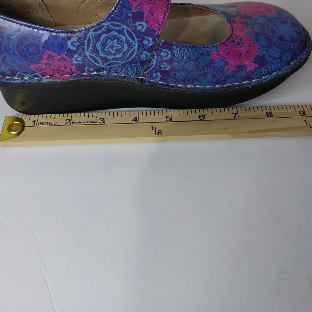 ALEGRIA Clogs Shoes Size 3 Girls Leather Upper